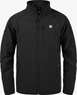 Solid Softshell Jassen Functionele Jas Solane Heren Zwart