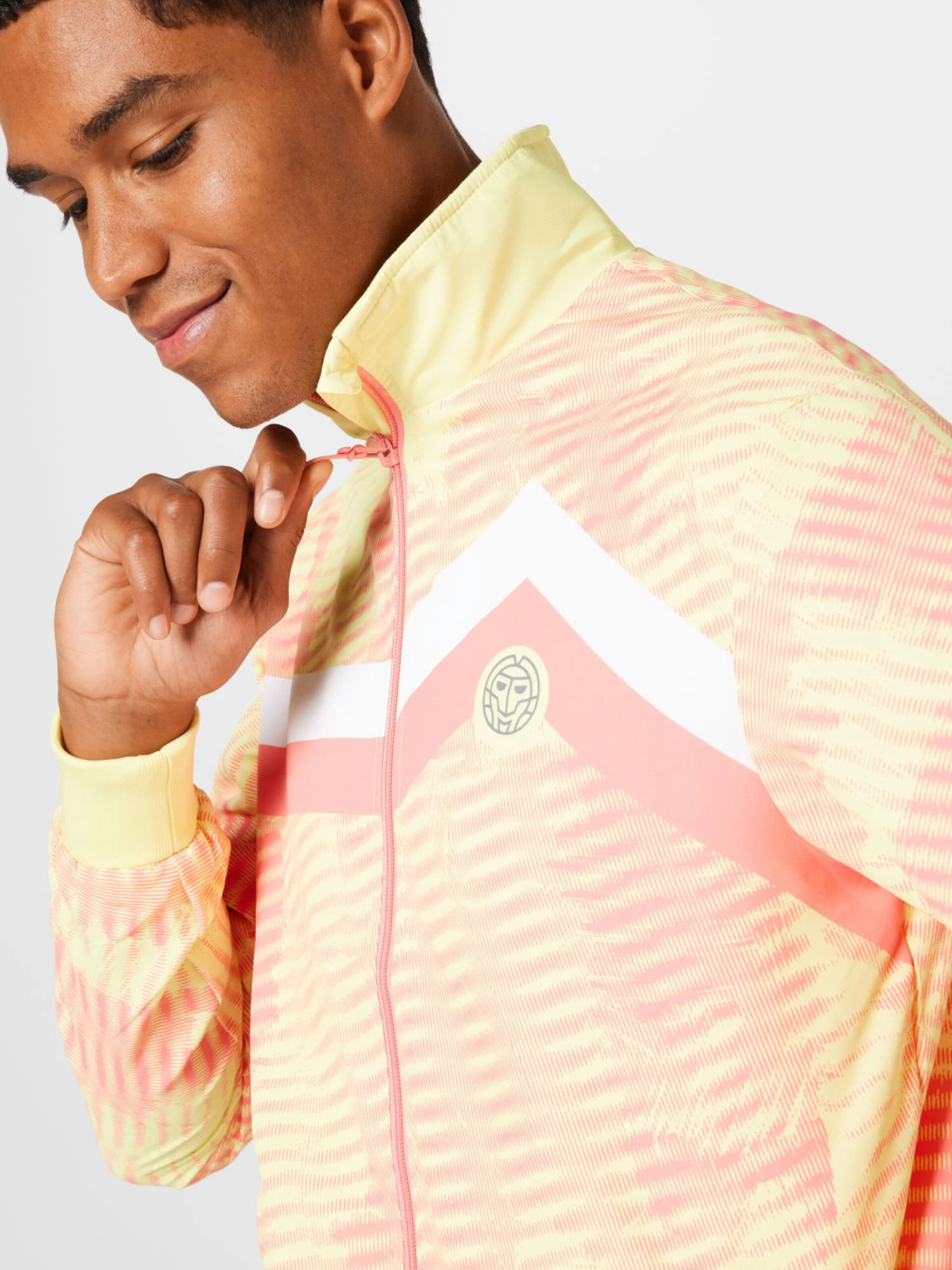 BIDI BADU Trainingsjacks Sportsweatvest Zulu Heren Lichtgeel 2 BIDI BADU Trainingsjacks Sportsweatvest Zulu Heren Lichtgeel - Afbeelding 2