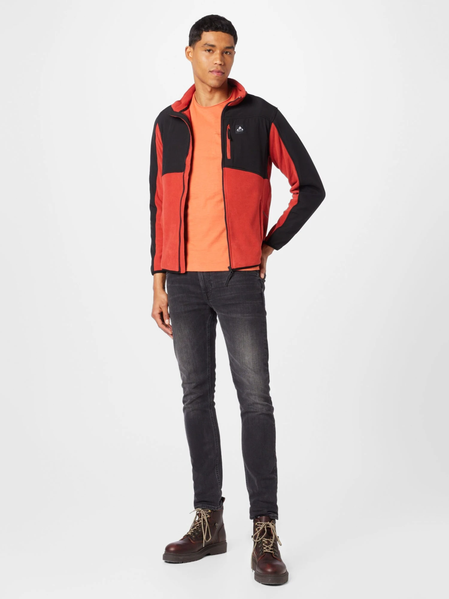 Whistler Fleece Jassen Funktionele Fleece-jas Evo Heren Oranjerood 5 Whistler Fleece Jassen Funktionele Fleece-jas Evo Heren Oranjerood - Afbeelding 5