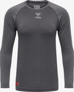 Hummel Functionele Shirts Functioneel Shirt Pro Grid Seamless Heren Grijs / Antraciet