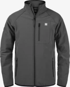 Solid Softshell Jassen Functionele Jas Solane Heren Grijs