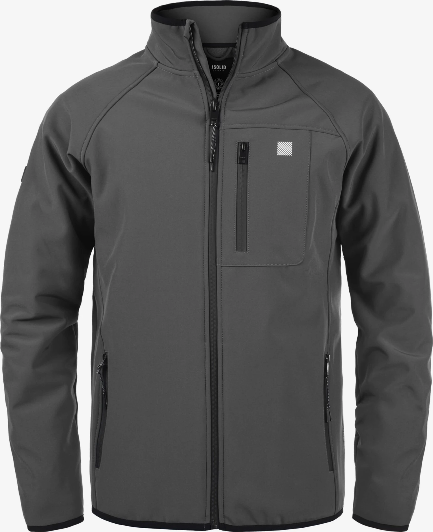 Solid Softshell Jassen Functionele Jas Solane Heren Grijs 1 Solid Softshell Jassen Functionele Jas Solane Heren Grijs