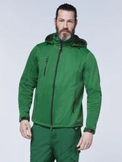 Softshell Jassen Outdoorjas Heren Groen -Sportieve Kleding 183cfe8a1e5ac83b3104904db6778ede