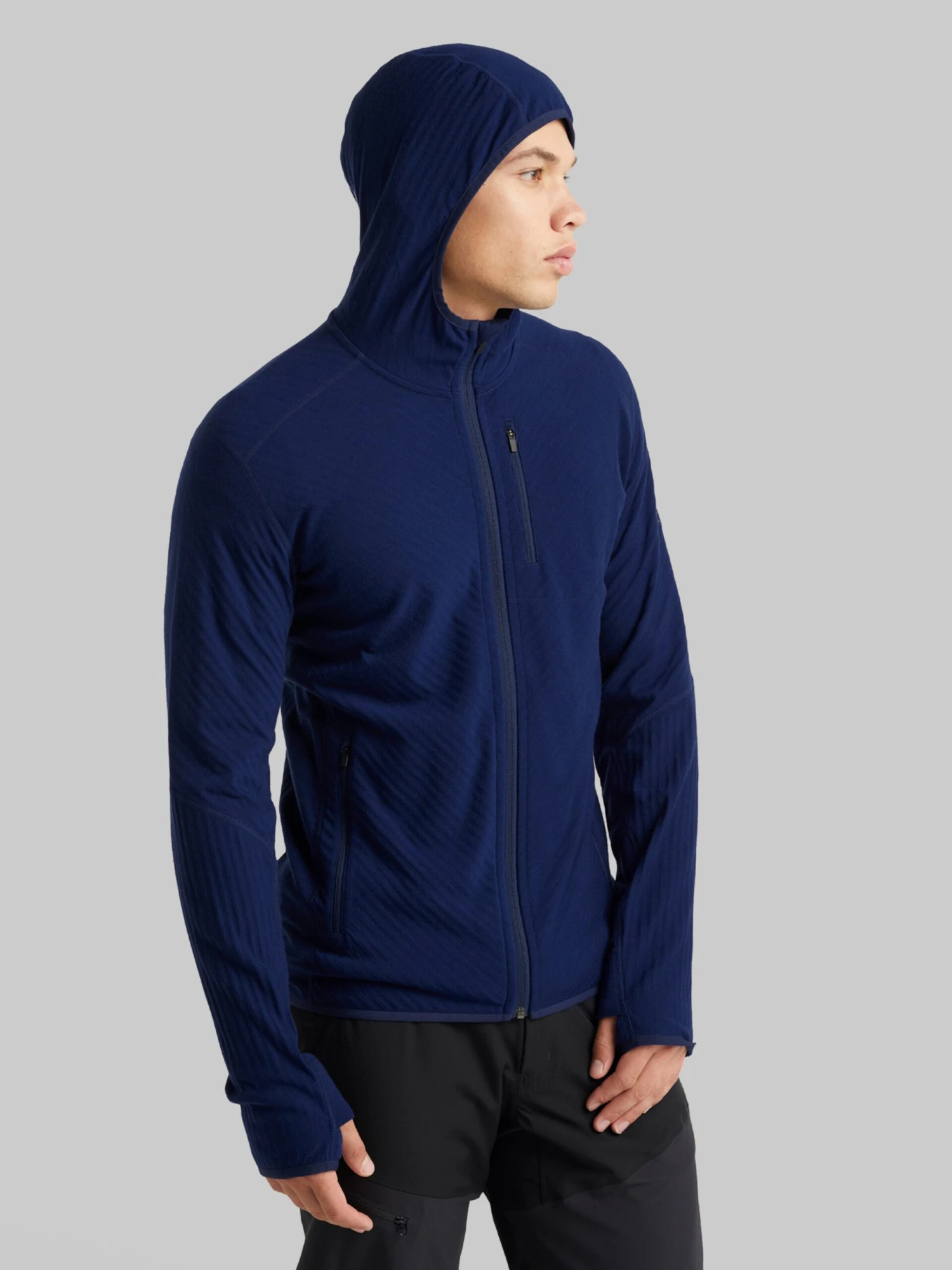 Icebreaker Fleece Jassen Funktionele Fleece-jas Heren Navy 4 Icebreaker Fleece Jassen Funktionele Fleece-jas Heren Navy - Afbeelding 4