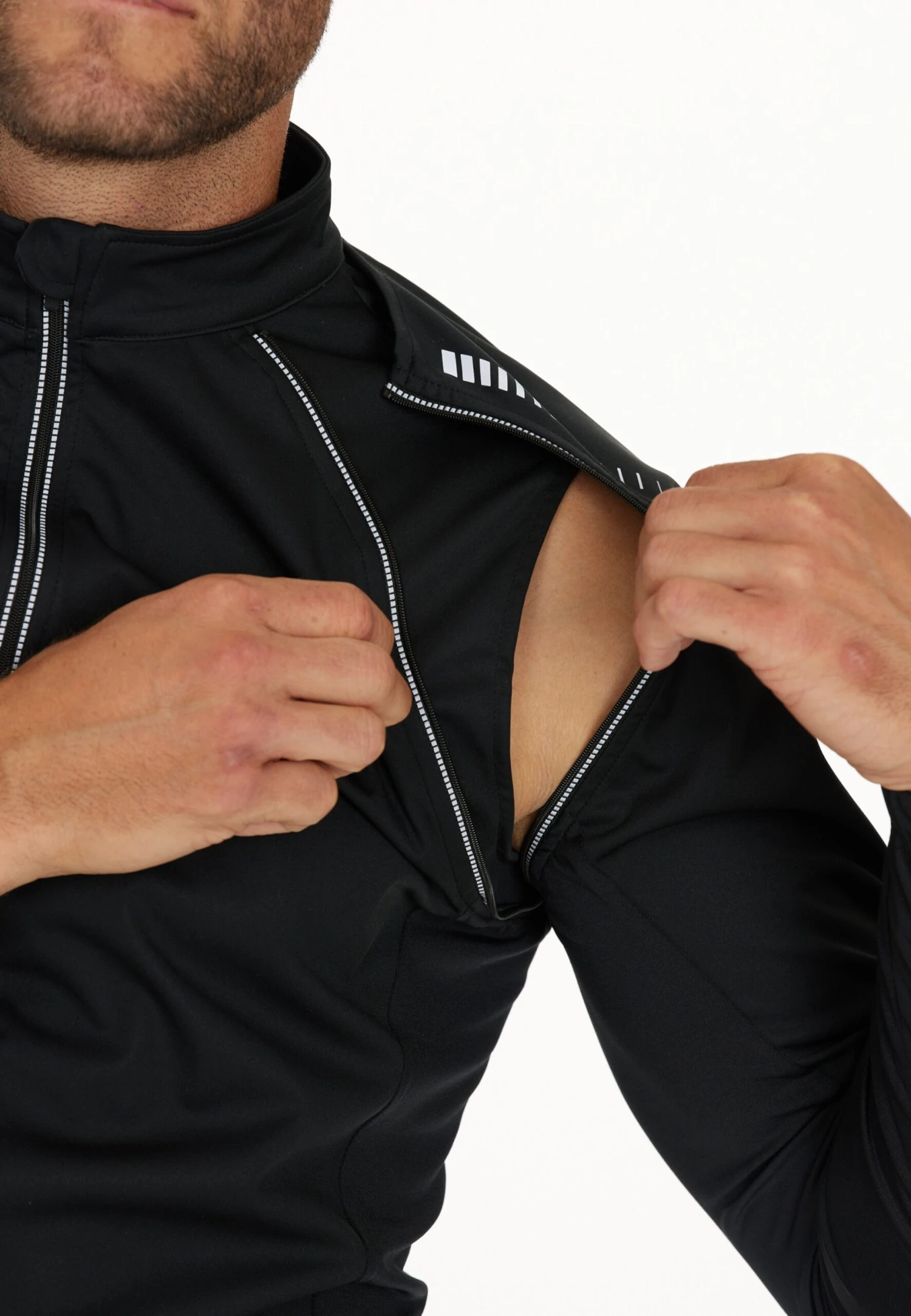 Endurance Trainingsjacks Sportjas Wayne Heren Zwart 10 Endurance Trainingsjacks Sportjas Wayne Heren Zwart - Afbeelding 10