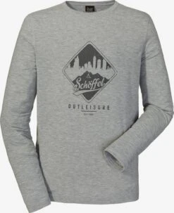 Schöffel Functionele Shirts Functioneel Shirt Lappland Heren Grijs GemĂȘleerd