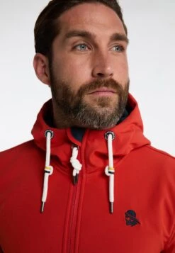 Schmuddelwedda Softshell Jassen Functionele Jas Heren Rood -Sportieve Kleding 204f7c452354e362343814e92fac6009