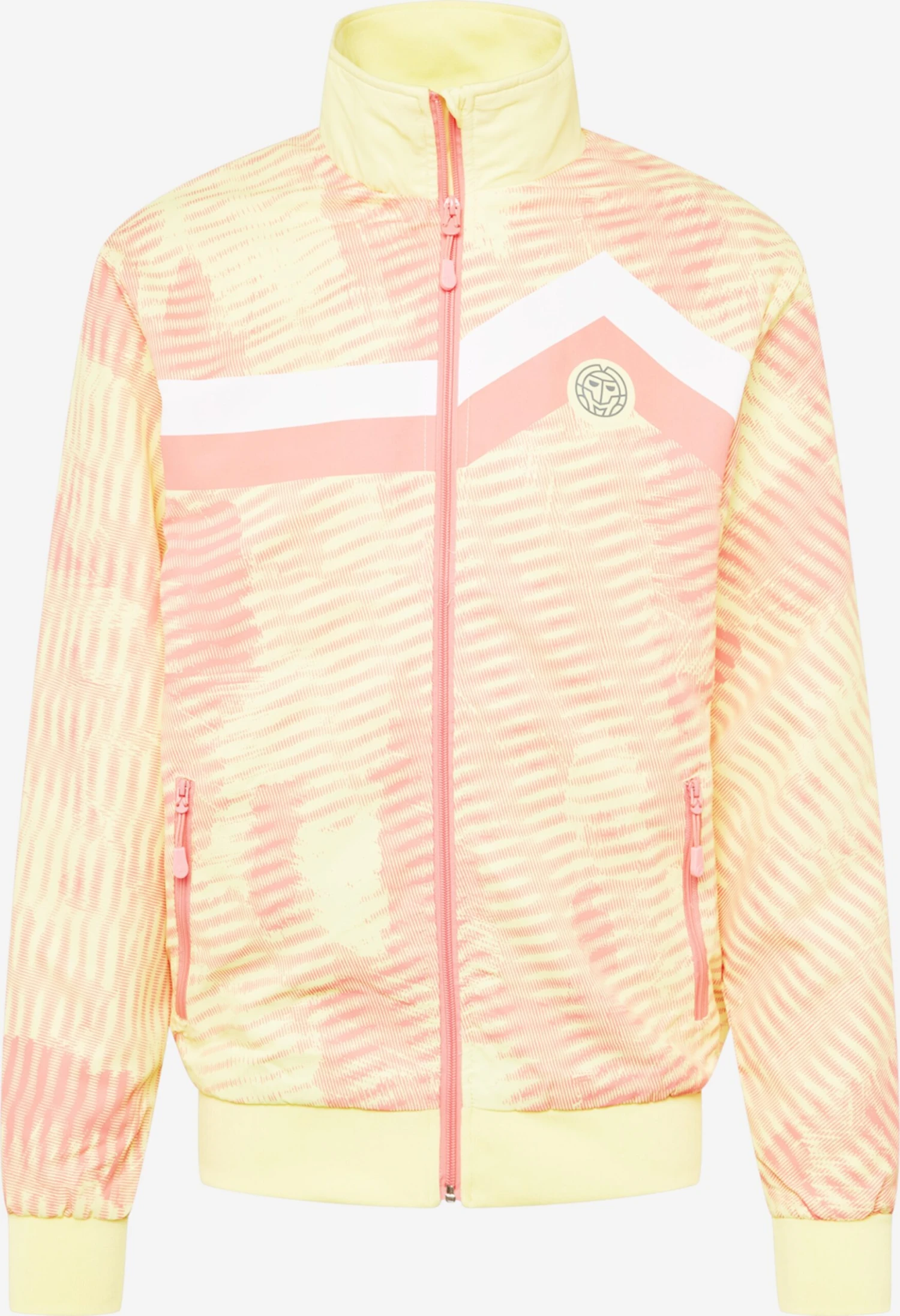 BIDI BADU Trainingsjacks Sportsweatvest Zulu Heren Lichtgeel 1 BIDI BADU Trainingsjacks Sportsweatvest Zulu Heren Lichtgeel