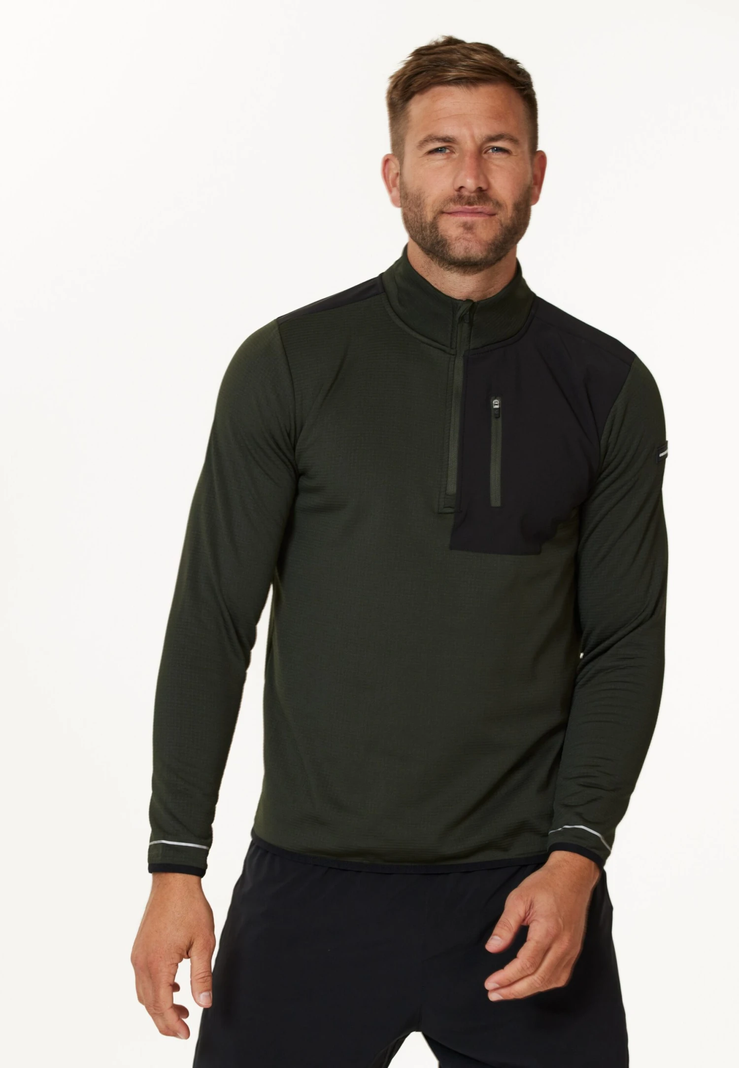 Endurance Functionele Shirts Functioneel Shirt LEOMING Heren Olijfgroen 3 Endurance Functionele Shirts Functioneel Shirt LEOMING Heren Olijfgroen - Afbeelding 3