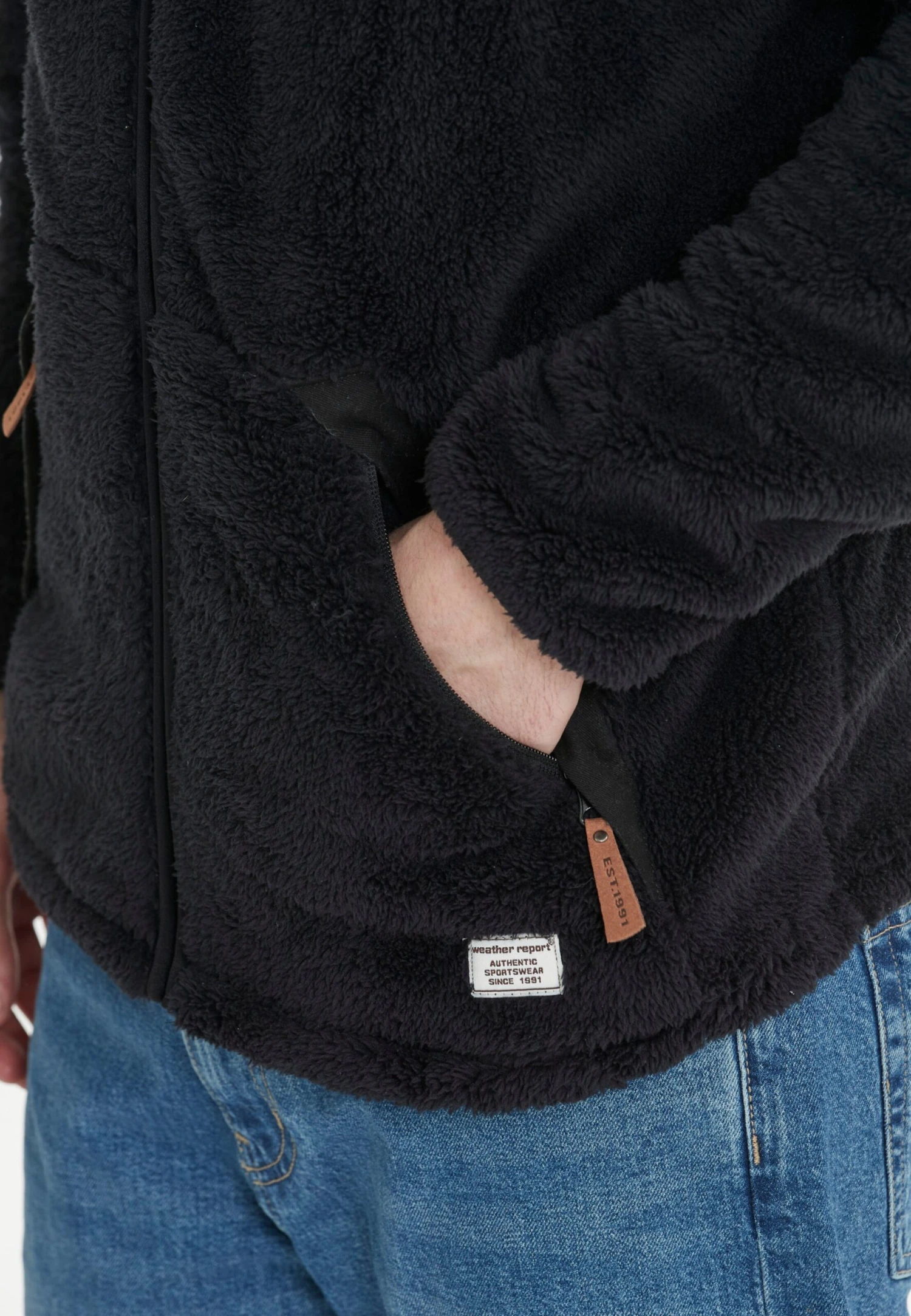 Weather Report Fleece Jassen Funktionele Fleece-jas Legend Heren Zwart 7 Weather Report Fleece Jassen Funktionele Fleece-jas Legend Heren Zwart - Afbeelding 7