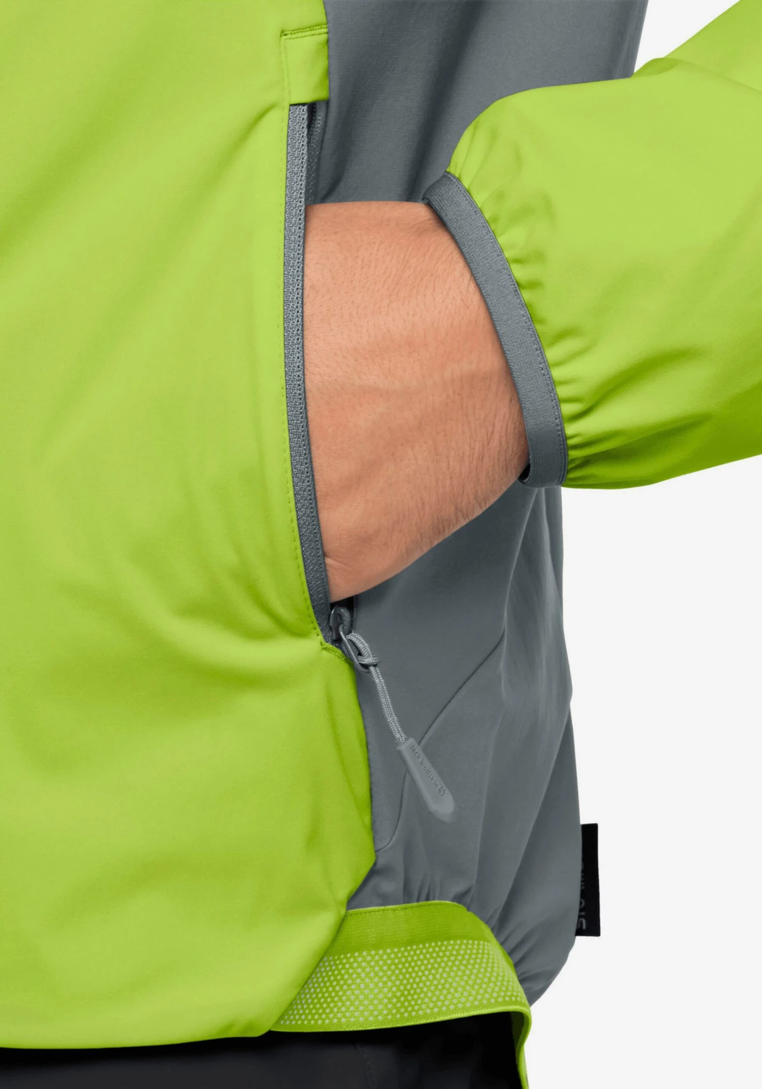 Jack Wolfskin Softshell Jassen Outdoorjas Heren Lichtgroen 5 Jack Wolfskin Softshell Jassen Outdoorjas Heren Lichtgroen - Afbeelding 5