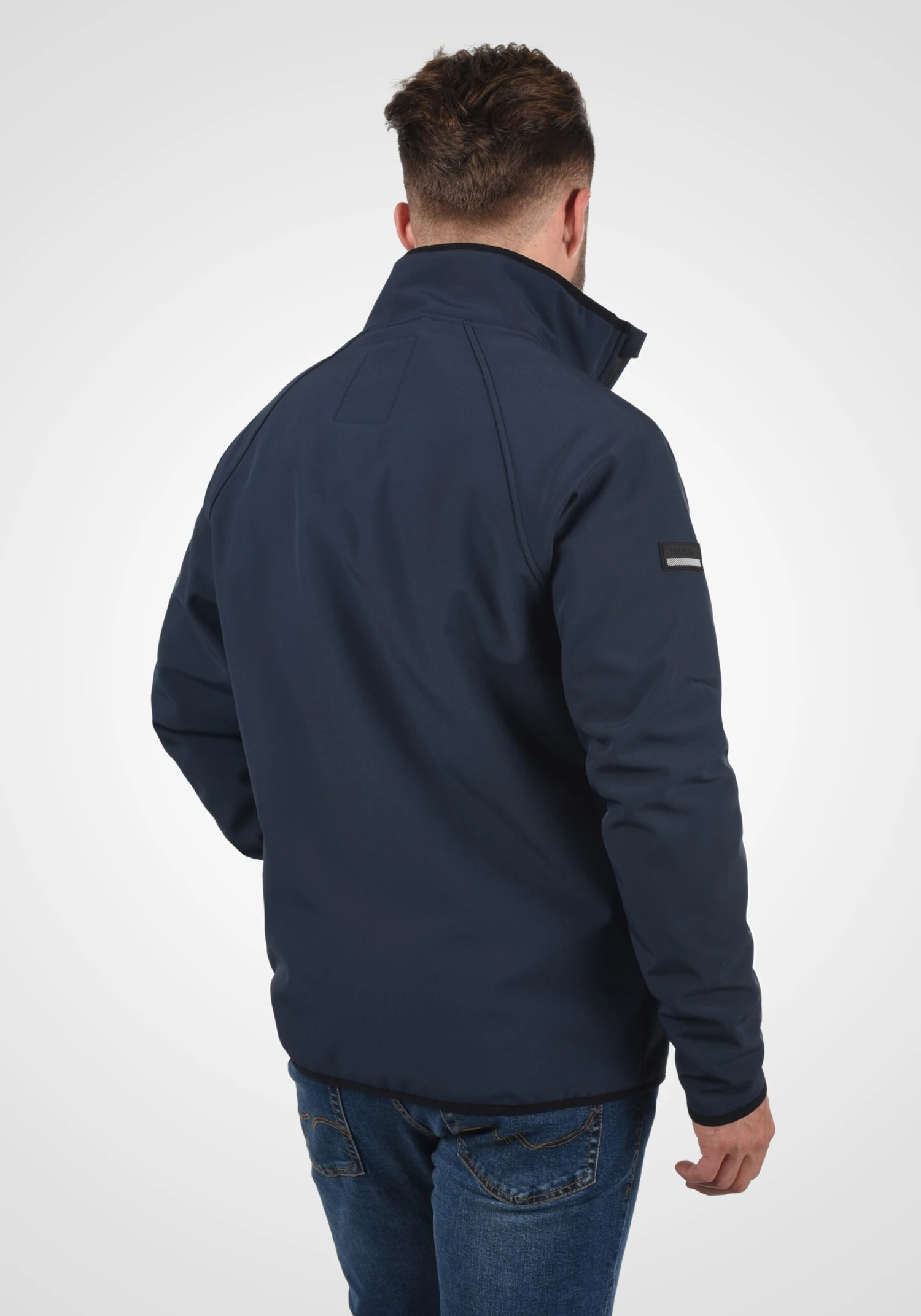 Solid Softshell Jassen Functionele Jas Solane Heren Blauw 4 Solid Softshell Jassen Functionele Jas Solane Heren Blauw - Afbeelding 4