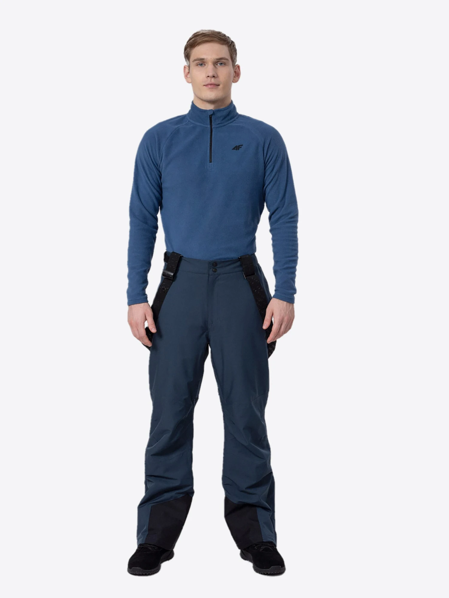 4F Fleece Jassen Funktionele Fleece-jas BIMP010 Heren Duifblauw 3 4F Fleece Jassen Funktionele Fleece-jas BIMP010 Heren Duifblauw - Afbeelding 3