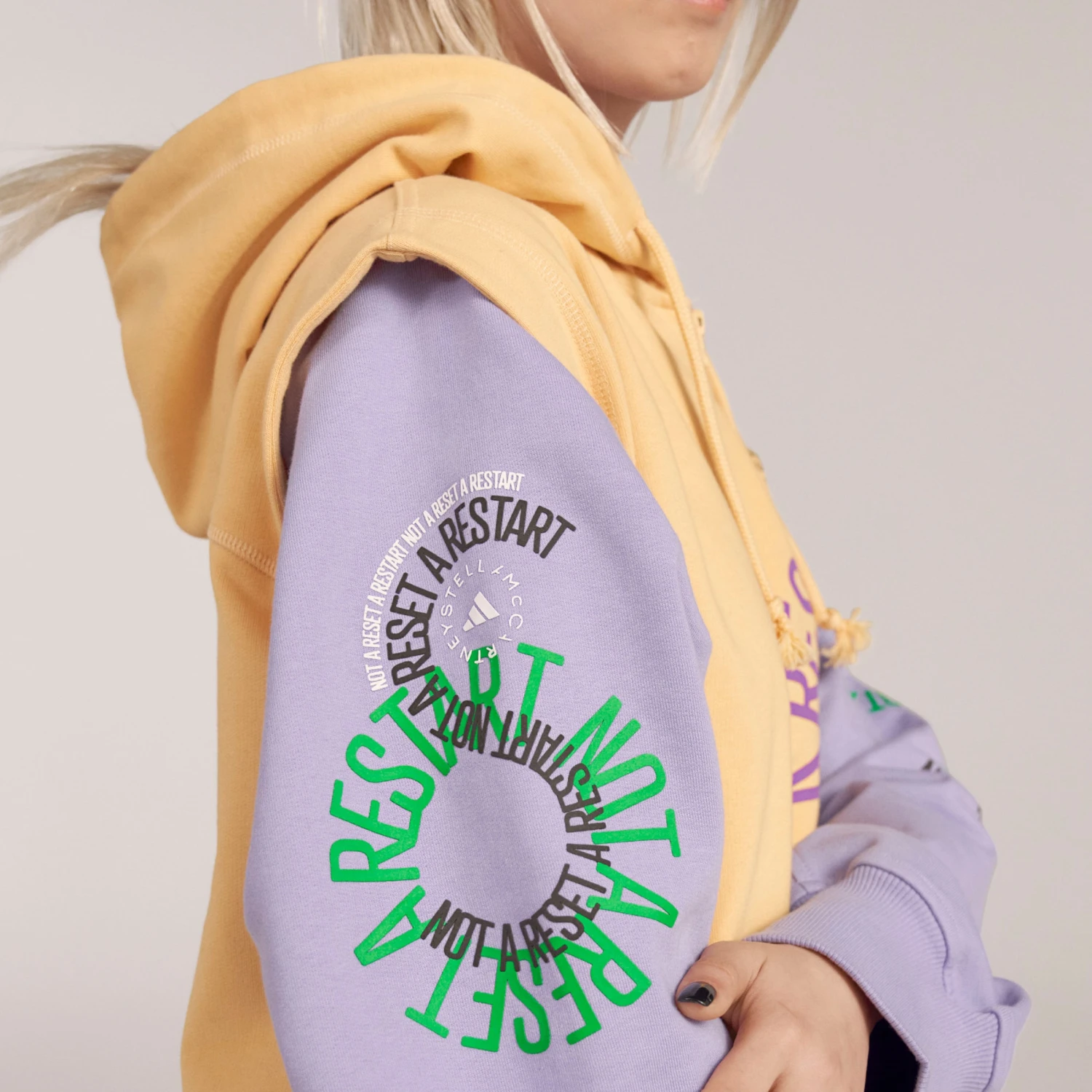 Adidas By Stella Mccartney Trainingsjacks Sportsweatvest Heren Geel 8 Adidas By Stella Mccartney Trainingsjacks Sportsweatvest Heren Geel - Afbeelding 8