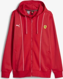 Puma Trainingsjacks Sportsweatvest Scuderia Ferrari Heren Rood