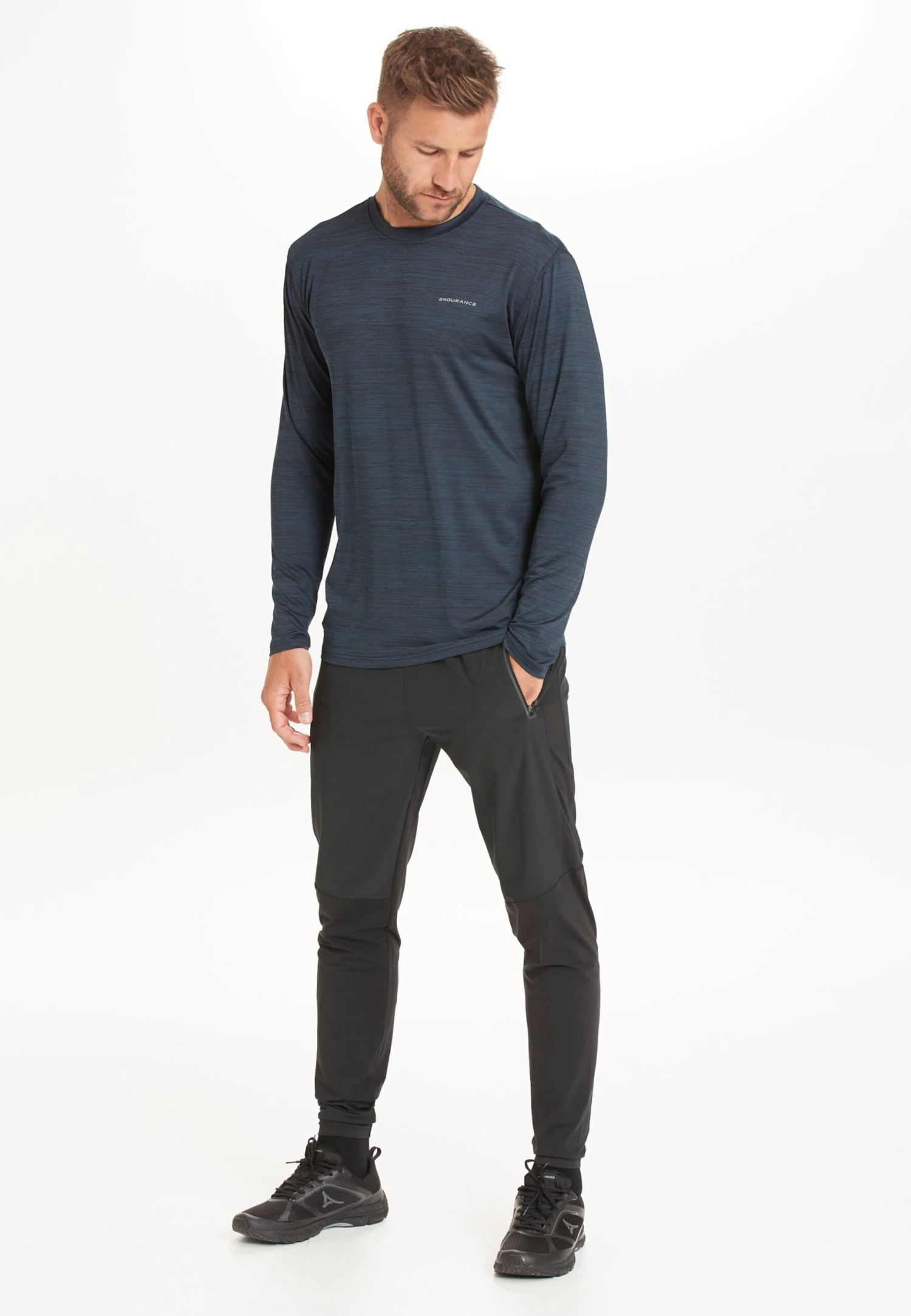 Endurance Functionele Shirts Functioneel Shirt Heren Donkerblauw 4 Endurance Functionele Shirts Functioneel Shirt Heren Donkerblauw - Afbeelding 4