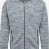 Bergans Fleece Jassen Regular Fit Funktionele Fleece-jas Hareid Heren Grijs