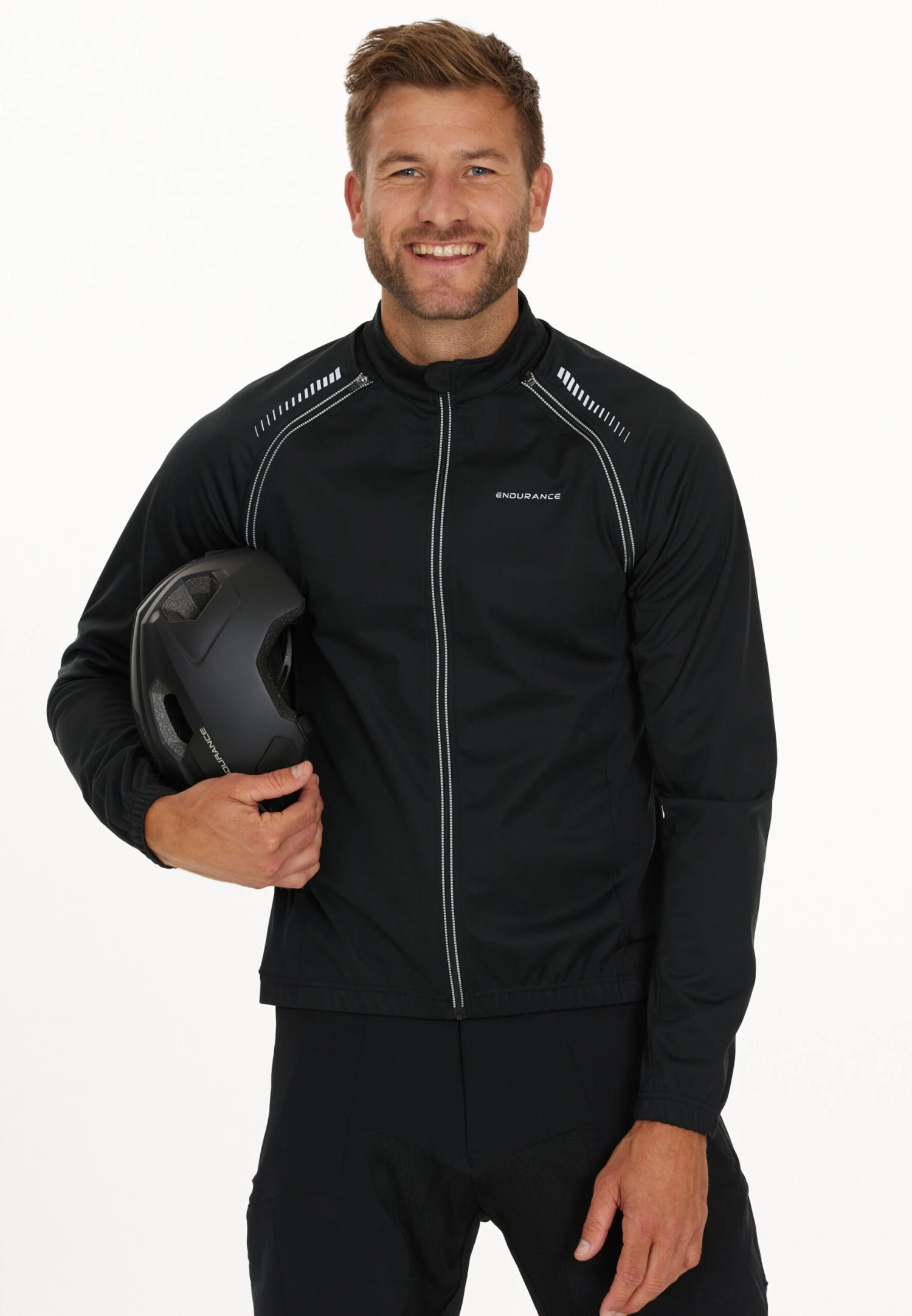 Endurance Trainingsjacks Sportjas Wayne Heren Zwart 3 Endurance Trainingsjacks Sportjas Wayne Heren Zwart - Afbeelding 3