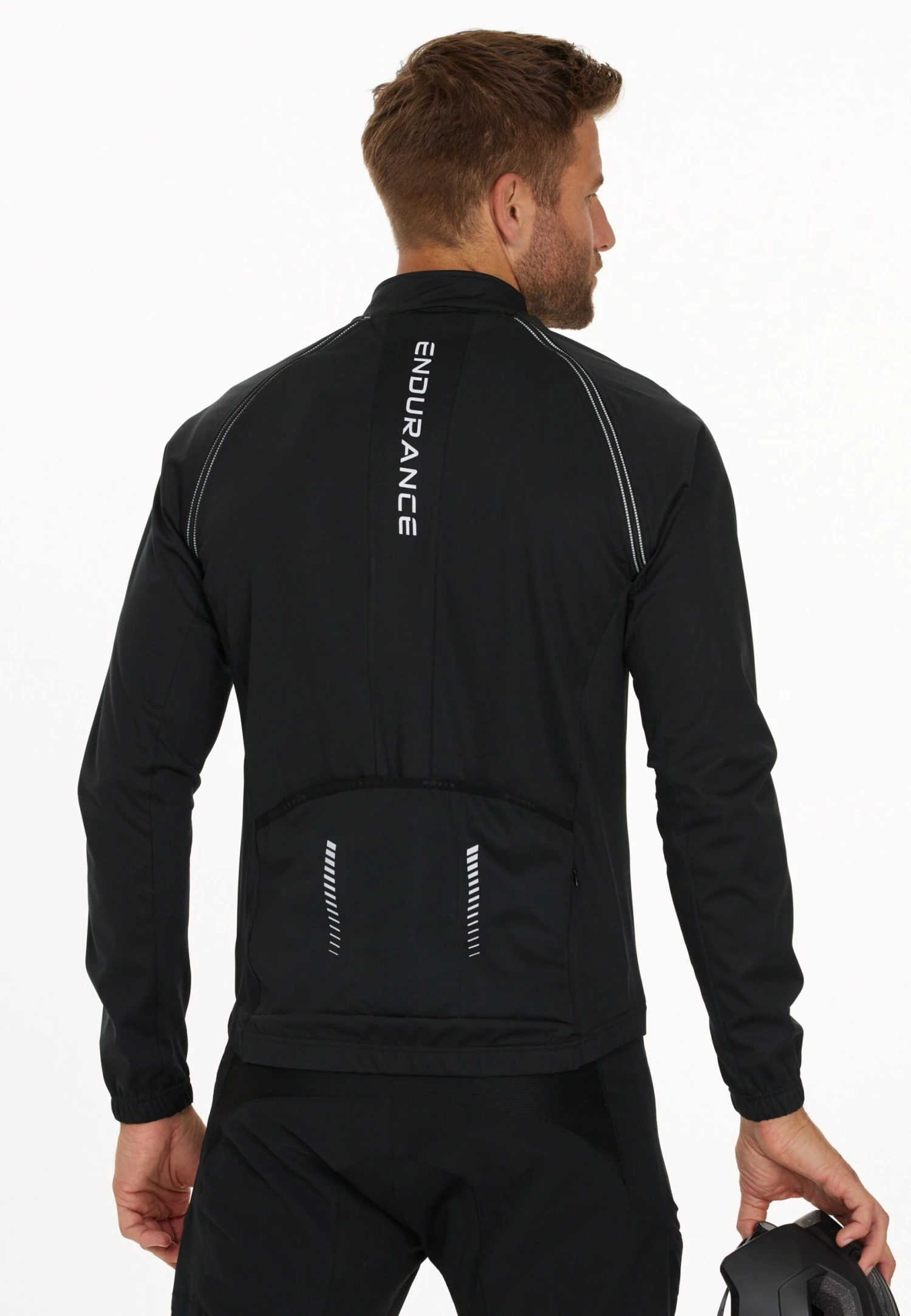 Endurance Trainingsjacks Sportjas Wayne Heren Zwart 5 Endurance Trainingsjacks Sportjas Wayne Heren Zwart - Afbeelding 5