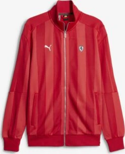 Puma Trainingsjacks Trainingsjack Scuderia Ferrari Style T7 Heren Rood