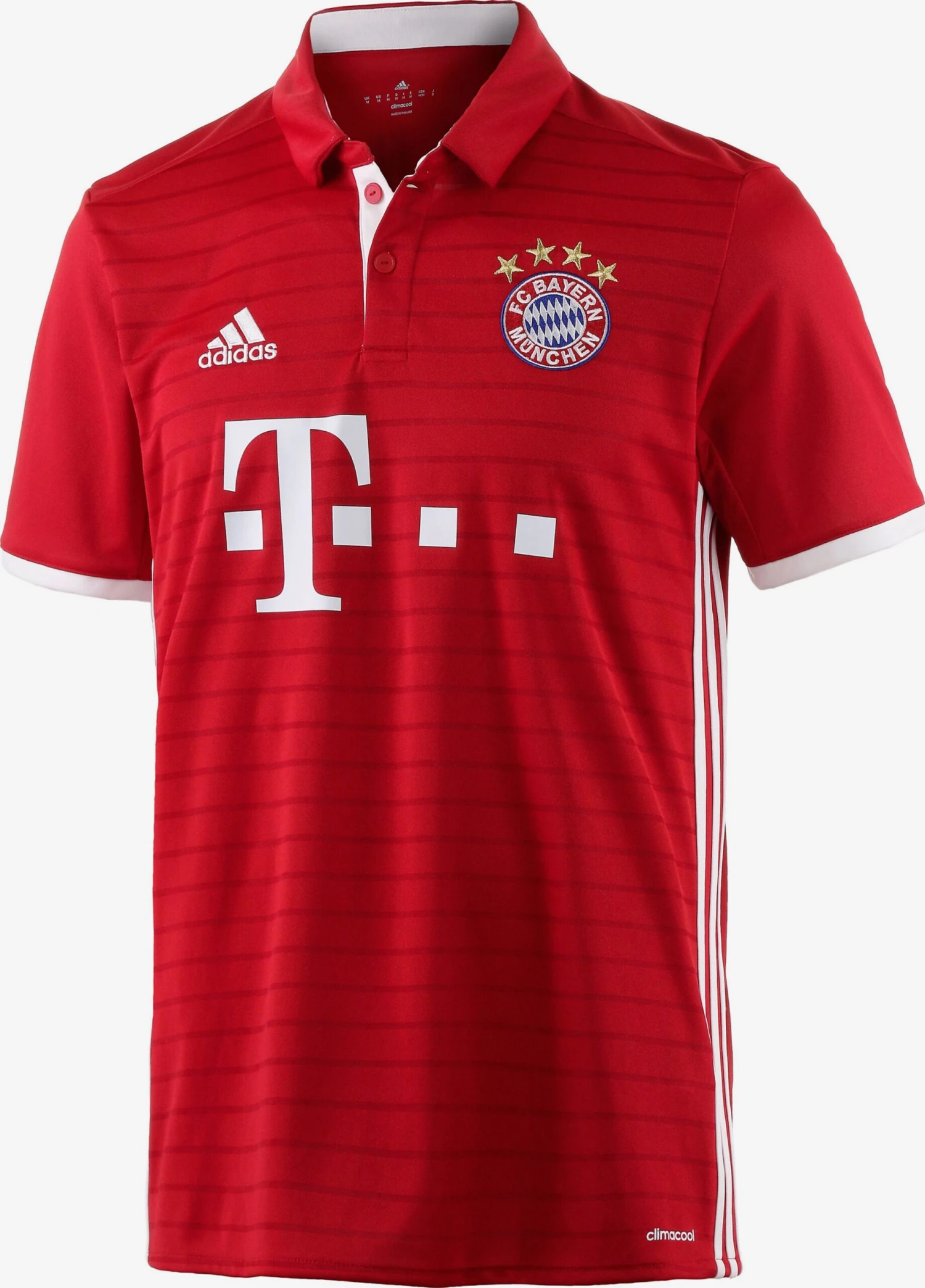ADIDAS PERFORMANCE Tricots Tricot FC Bayern 16/17 Home Heren Rood 1 ADIDAS PERFORMANCE Tricots Tricot FC Bayern 16/17 Home Heren Rood