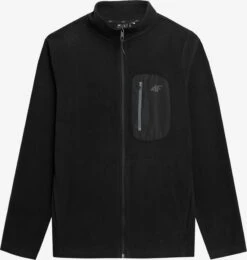 Voorkant 30 4F Fleece Jassen Funktionele Fleece-jas Heren Zwart