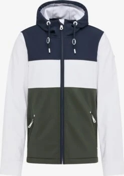 Softshell Jassen Functionele Jas Heren Olijfgroen / Wit