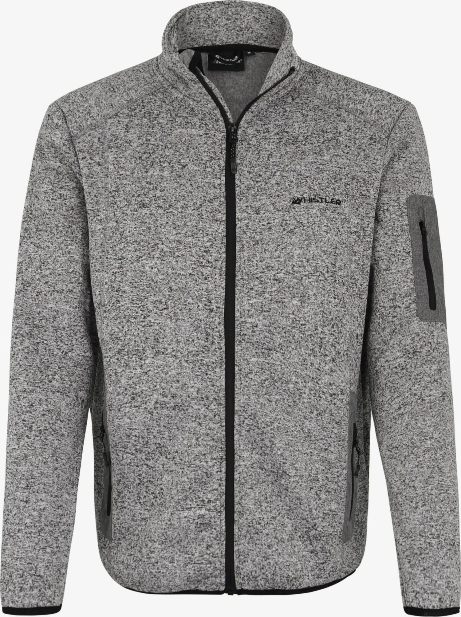 Whistler Fleece Jassen Funktionele Fleece-jas Abel Heren Grijs 1 Whistler Fleece Jassen Funktionele Fleece-jas Abel Heren Grijs