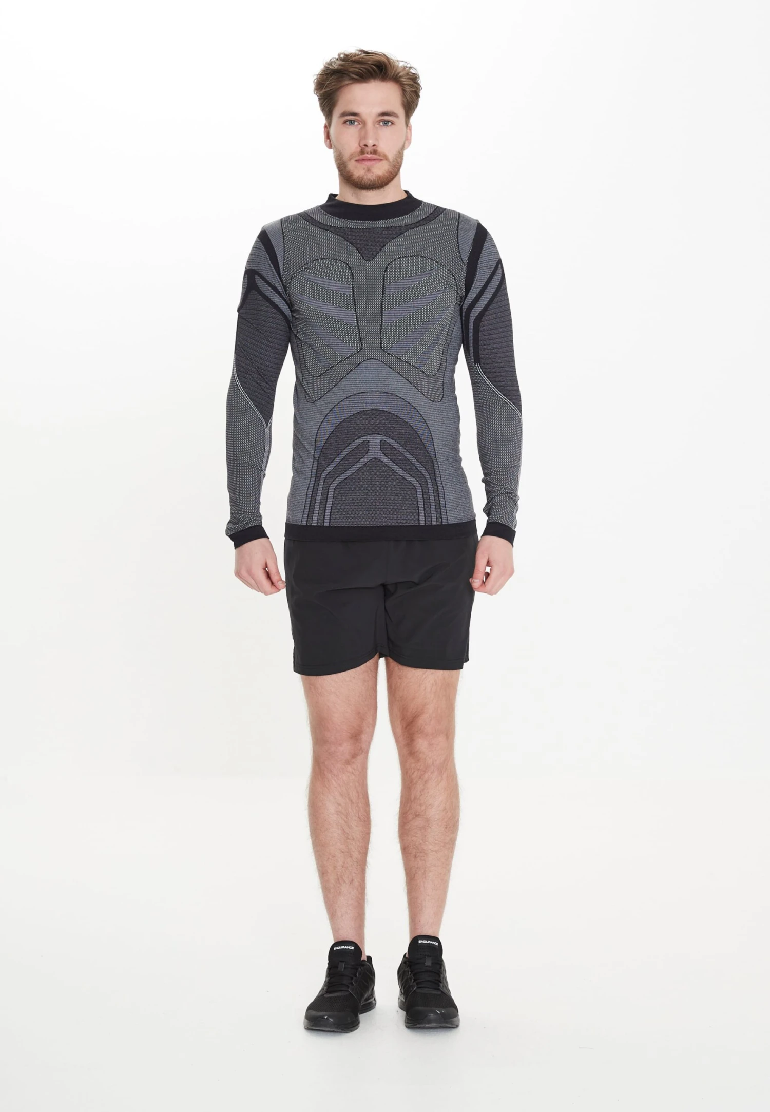 Endurance Functionele Shirts Functioneel Shirt Adam Heren Grijs 4 Endurance Functionele Shirts Functioneel Shirt Adam Heren Grijs - Afbeelding 4