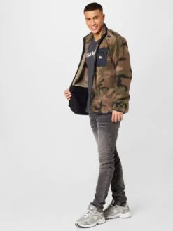 HURLEY Trainingsjacks Sportsweatvest BOULDER Heren Olijfgroen -Sportieve Kleding 7ce93f19718e8a77c95a47e1354ddf99