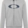 Oakley Trainingsjacks Regular Fit Sportsweatvest ELLIPSE Heren Grijs