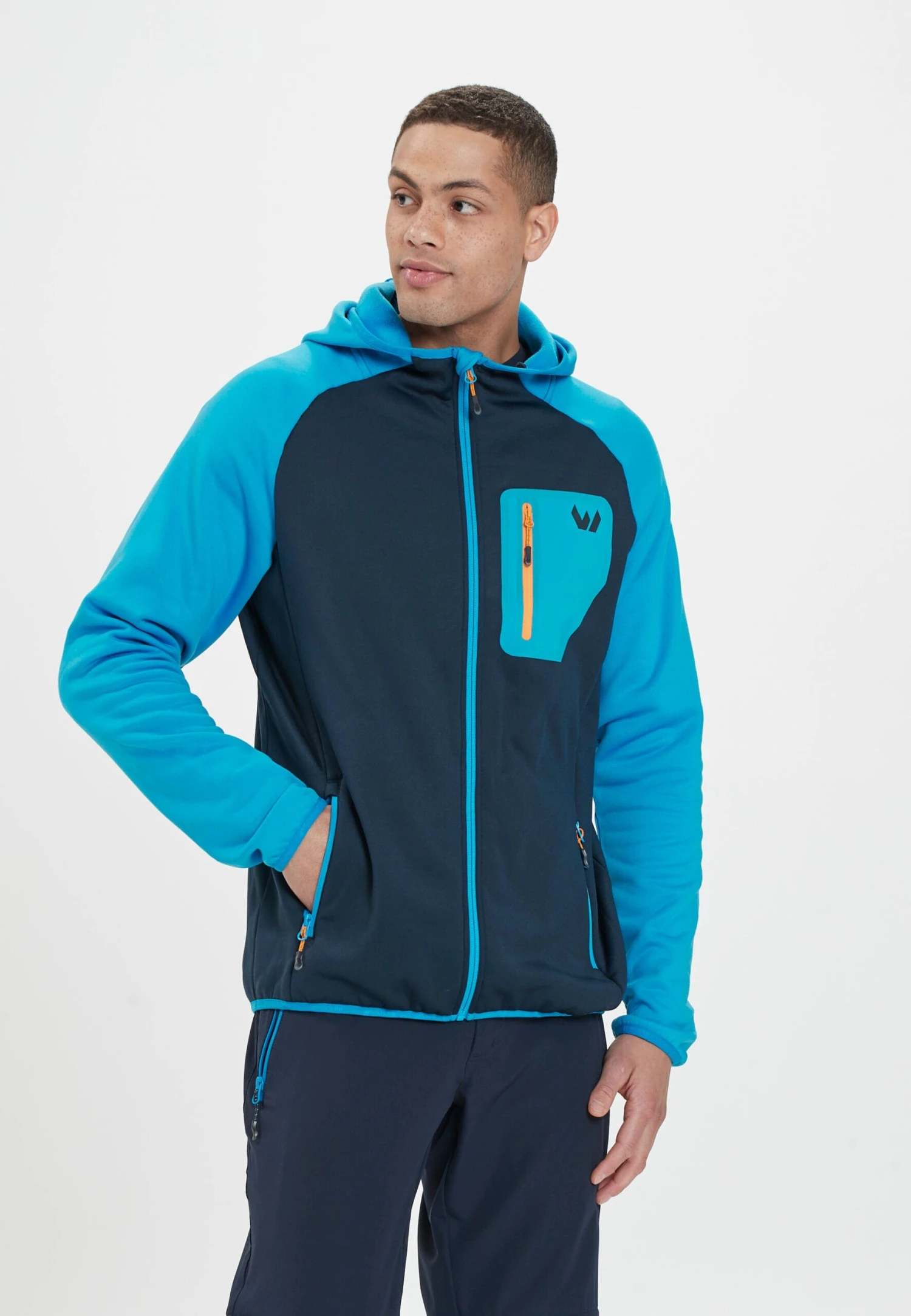 Whistler Fleece Jassen Funktionele Fleece-jas SALEN M Heren Blauw 3 Whistler Fleece Jassen Funktionele Fleece-jas SALEN M Heren Blauw - Afbeelding 3