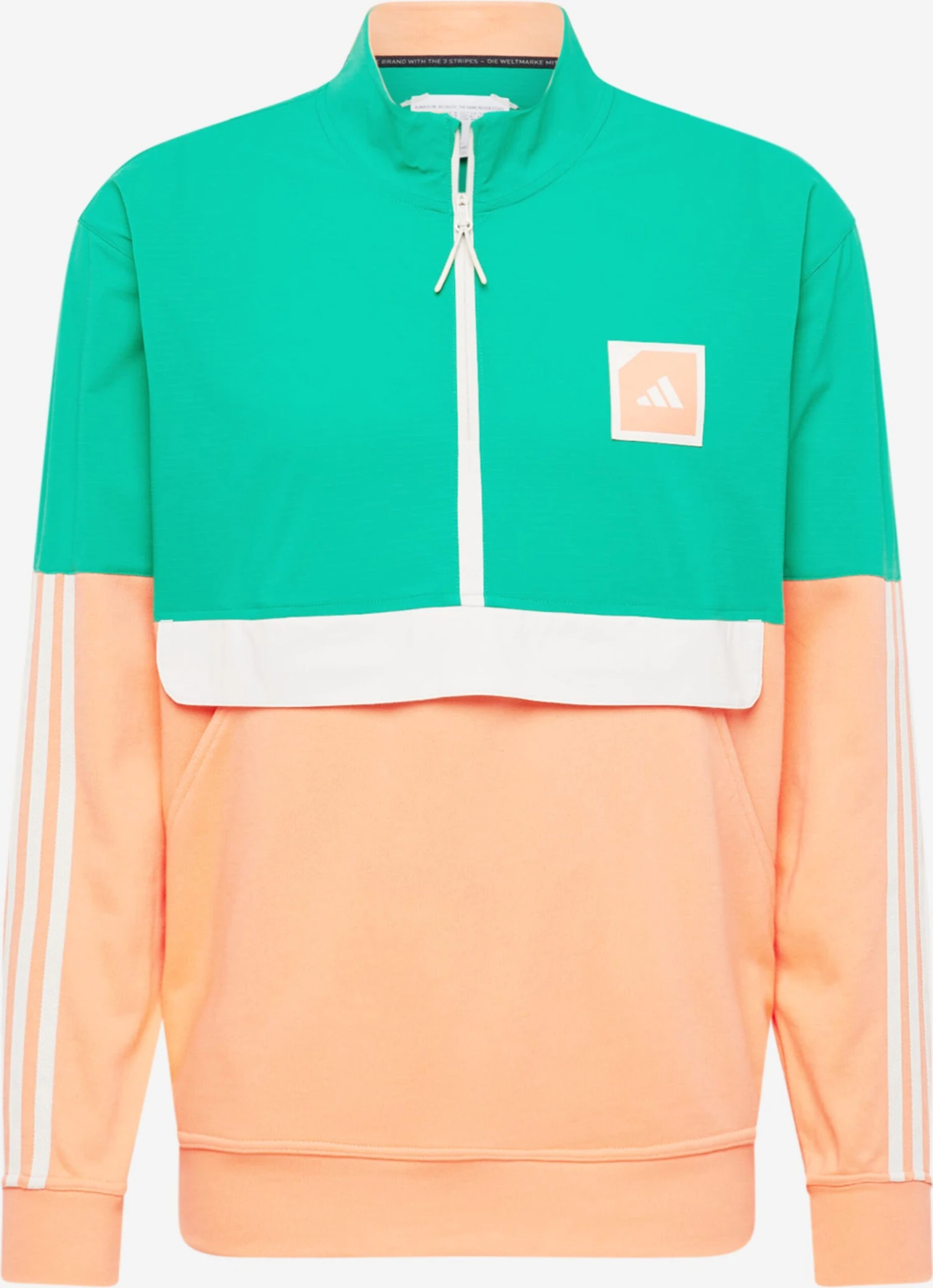 Adidas Golf Trainingsjacks Sportsweatvest Heren Groen / Koraal 1 Adidas Golf Trainingsjacks Sportsweatvest Heren Groen / Koraal