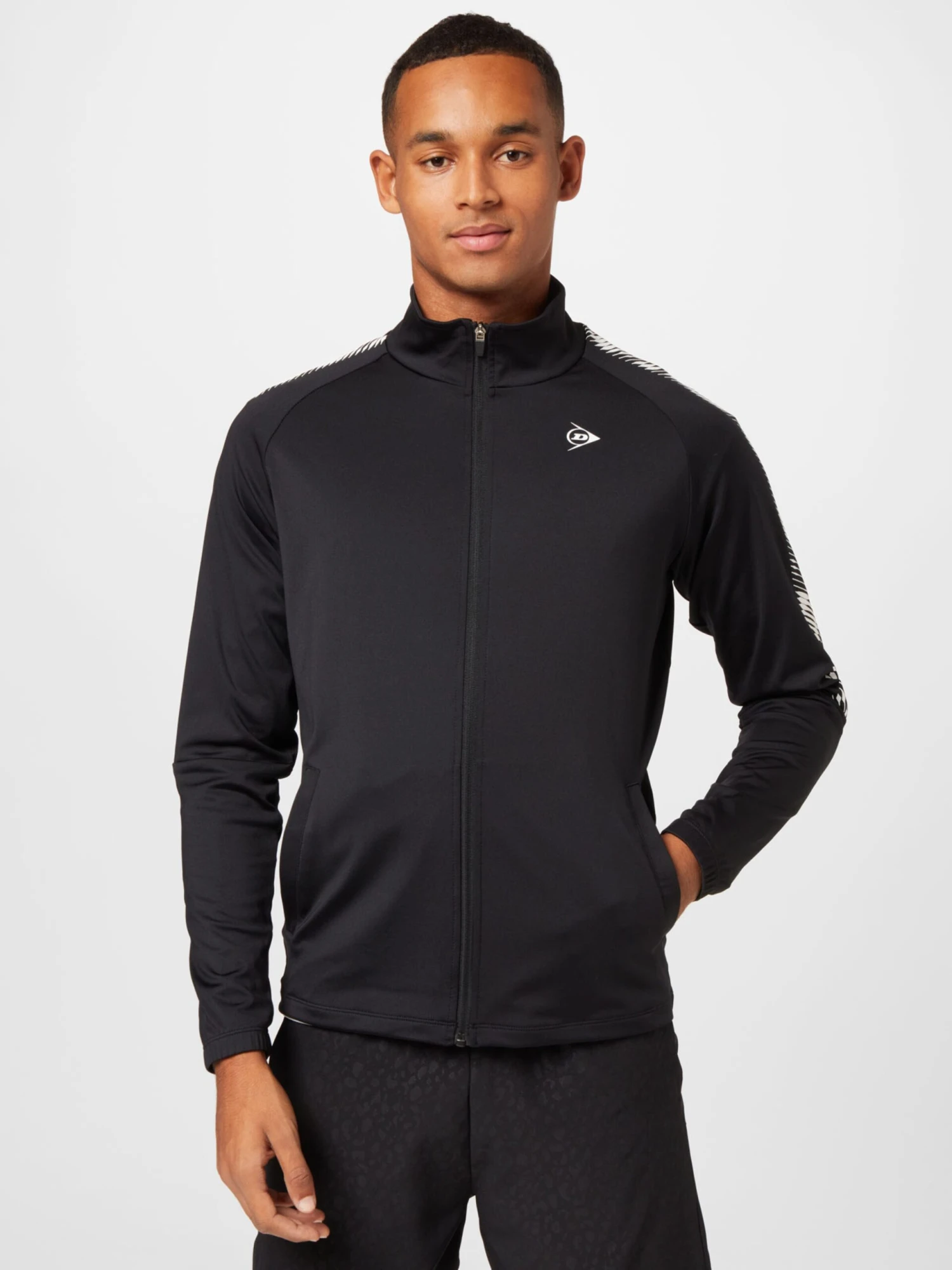 Dunlop Trainingsjacks Trainingsjack Heren Zwart 3 Dunlop Trainingsjacks Trainingsjack Heren Zwart - Afbeelding 3