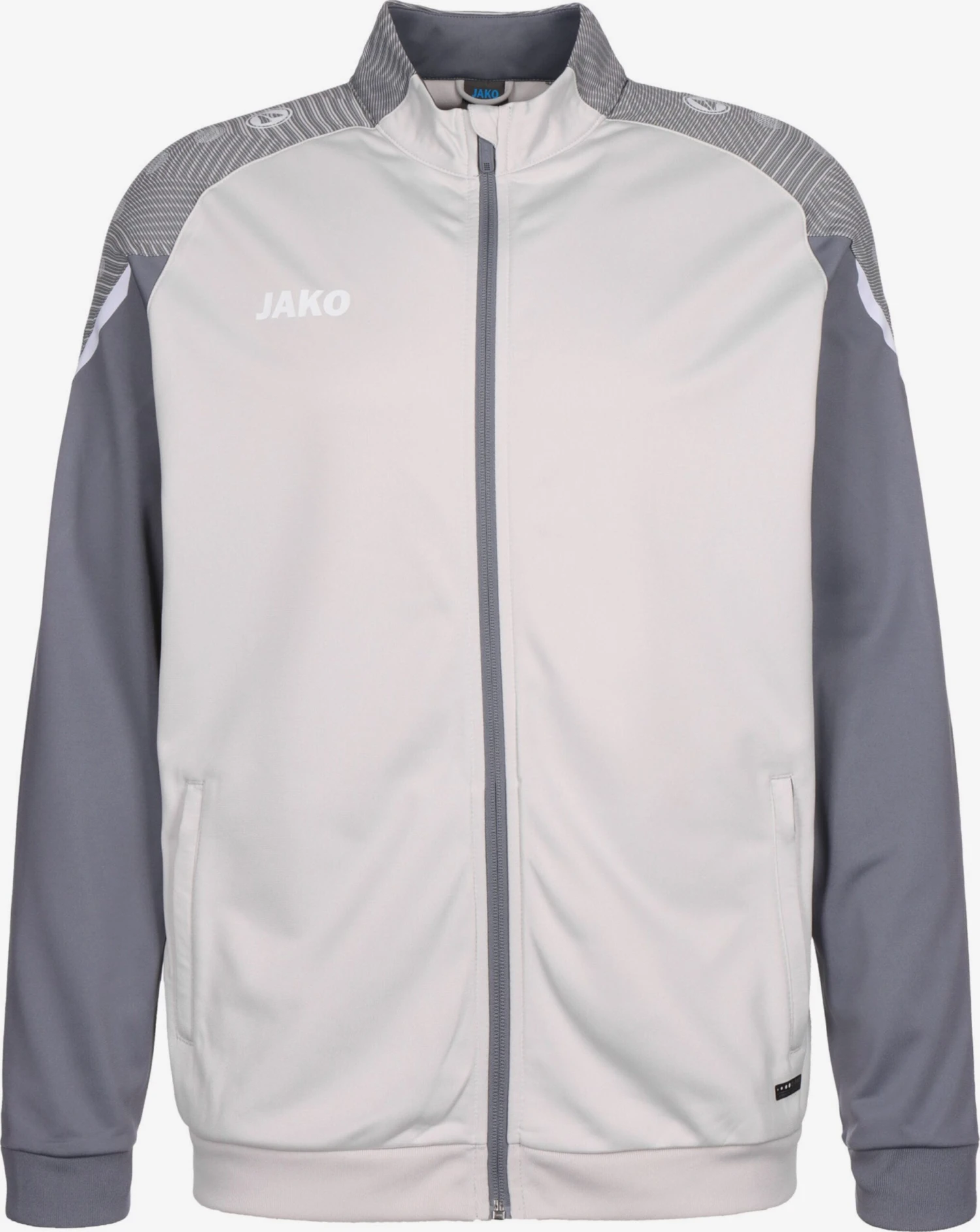 JAKO Trainingsjacks Trainingsjack Heren Lichtgrijs / Donkergrijs 1 JAKO Trainingsjacks Trainingsjack Heren Lichtgrijs / Donkergrijs