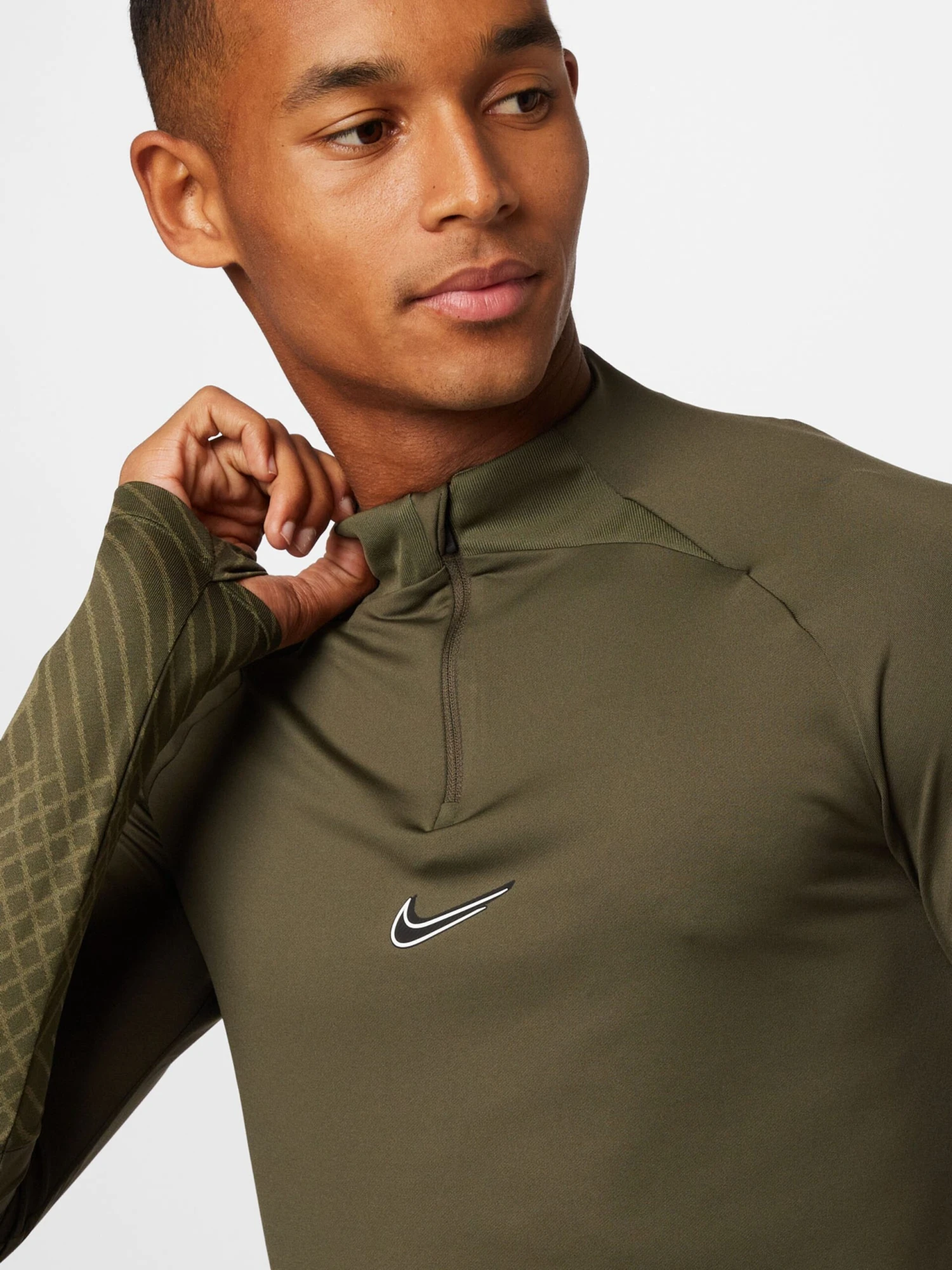 Nike Functionele Shirts Functioneel Shirt Heren Kaki / Olijfgroen 2 Nike Functionele Shirts Functioneel Shirt Heren Kaki / Olijfgroen - Afbeelding 2