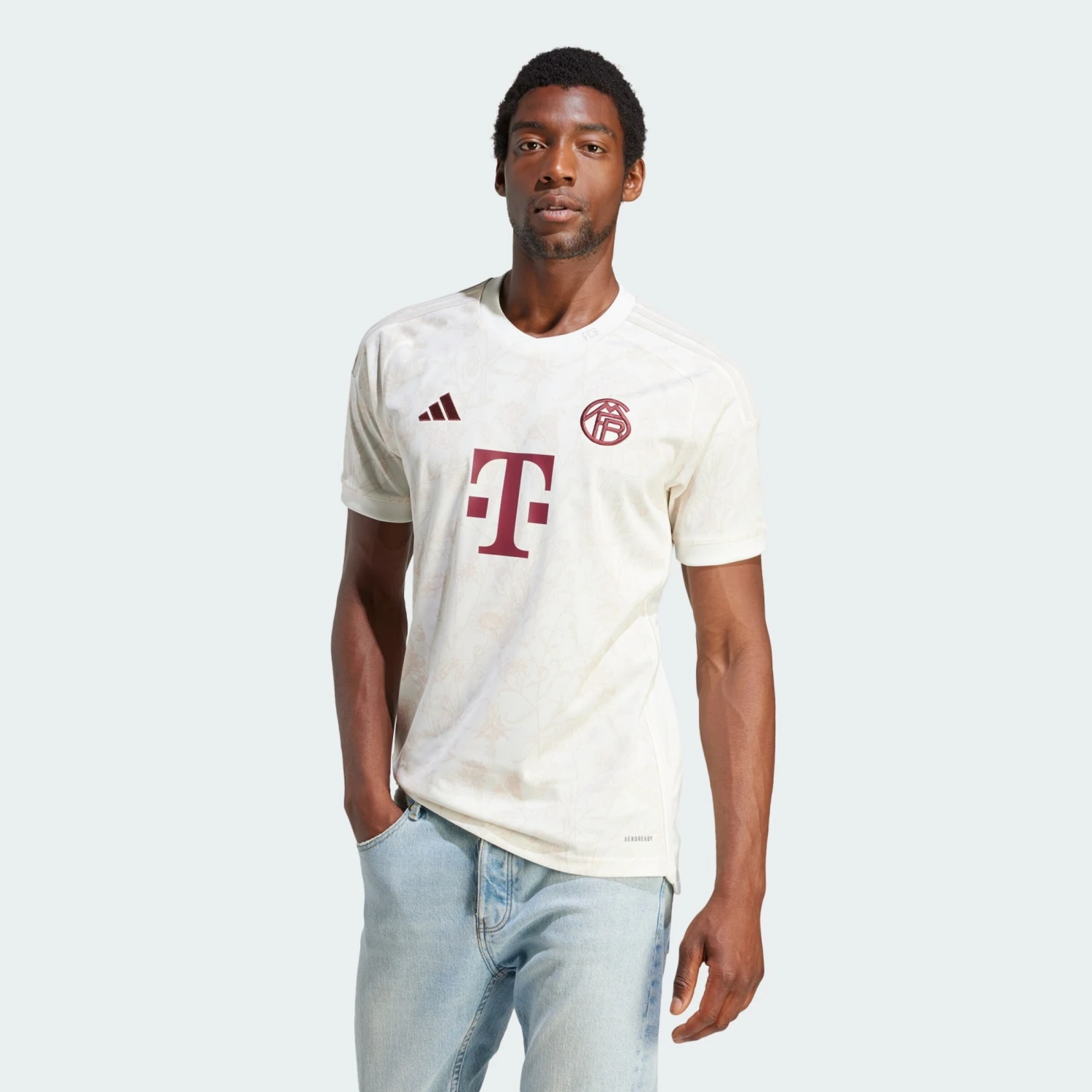 ADIDAS PERFORMANCE Tricots Tricot FC Bayern München Heren Offwhite 3 ADIDAS PERFORMANCE Tricots Tricot FC Bayern München Heren Offwhite - Afbeelding 3