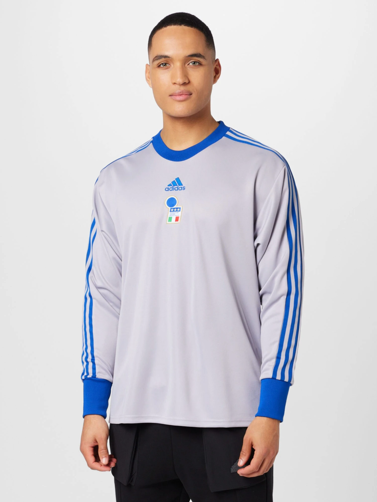 Adidas Sportswear Tricots Tricot Heren Lichtgrijs 2 Adidas Sportswear Tricots Tricot Heren Lichtgrijs - Afbeelding 2