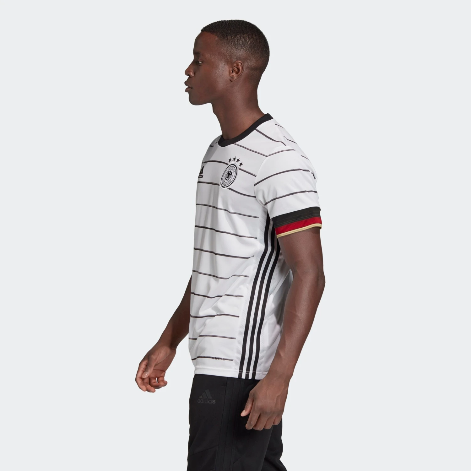 Adidas Sportswear Tricots Tricot DFB EM 2021 Heren Wit 4 Adidas Sportswear Tricots Tricot DFB EM 2021 Heren Wit - Afbeelding 4