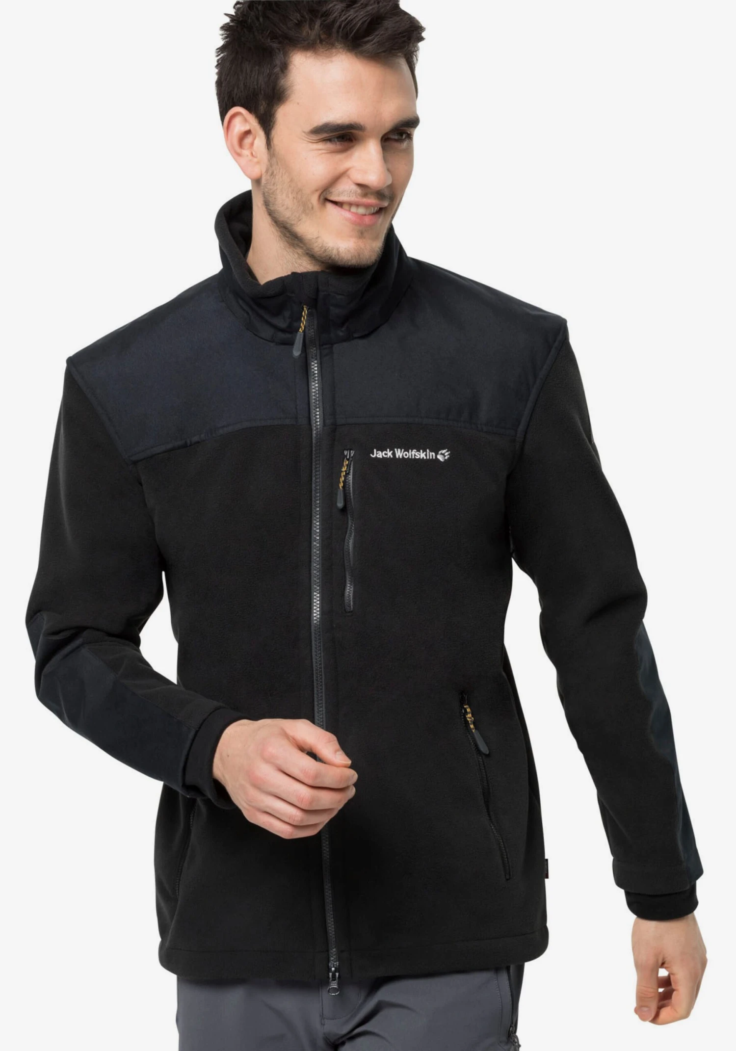 Jack Wolfskin Fleece Jassen Funktionele Fleece-jas Blizzard Heren Zwart 2 Jack Wolfskin Fleece Jassen Funktionele Fleece-jas Blizzard Heren Zwart - Afbeelding 2
