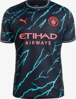 Puma Tricots Tricot Manchester City 23/24 Heren Donkerblauw