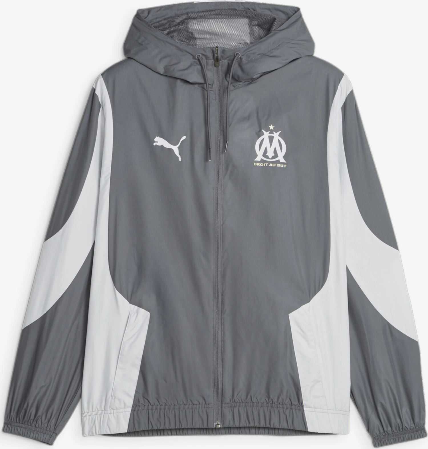 Puma Trainingsjacks Sportjas Olympique De Marseille Heren Grijs 1 Puma Trainingsjacks Sportjas Olympique De Marseille Heren Grijs