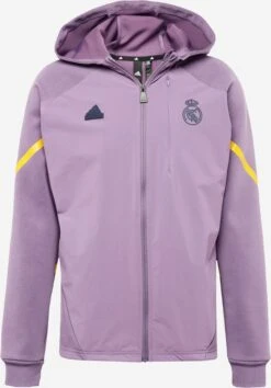Adidas Sportswear Trainingsjacks Sportjas Real Madrid Heren Lichtlila
