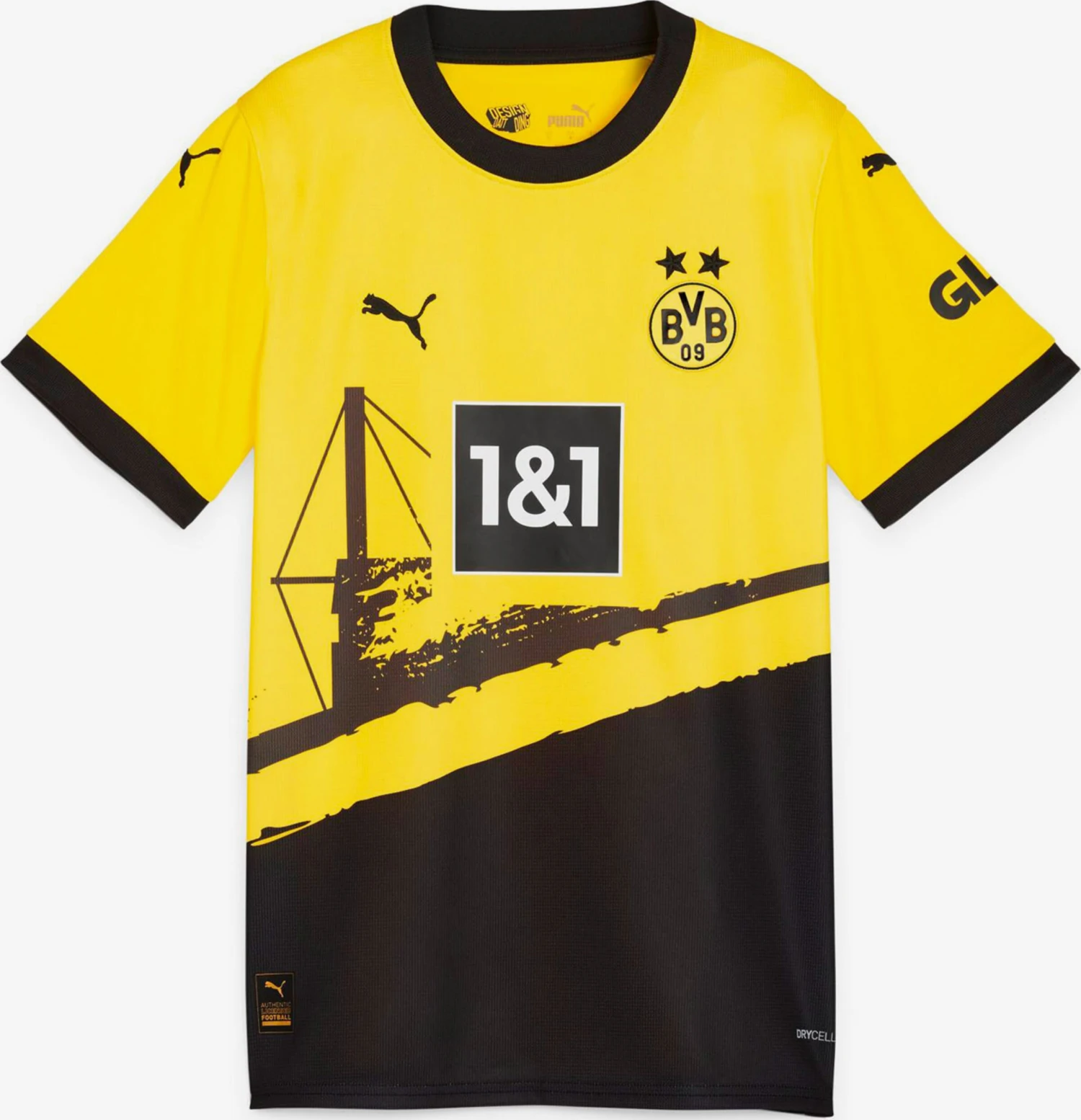 Puma Tricots Tricot BVB Home Heren Geel 1 Puma Tricots Tricot BVB Home Heren Geel