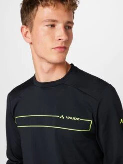 VAUDE Functionele Shirts Functioneel Shirt Qimsa Heren Zwart -Sportieve Kleding d4278abd962e5066397642e65e628fcd