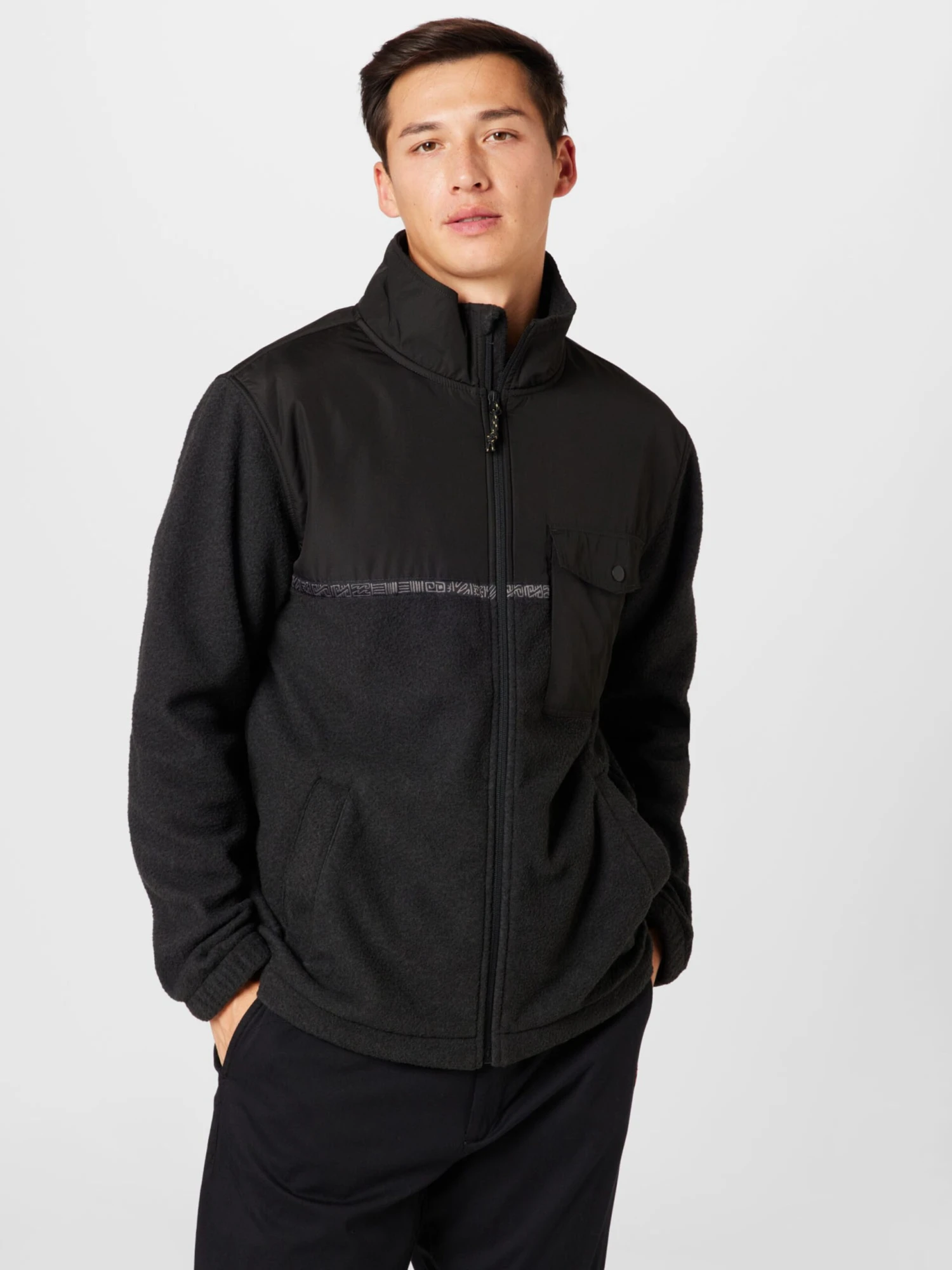 Billabong Fleece Jassen Funktionele Fleece-jas Boundary Trail Heren Zwart 3 Billabong Fleece Jassen Funktionele Fleece-jas Boundary Trail Heren Zwart - Afbeelding 3