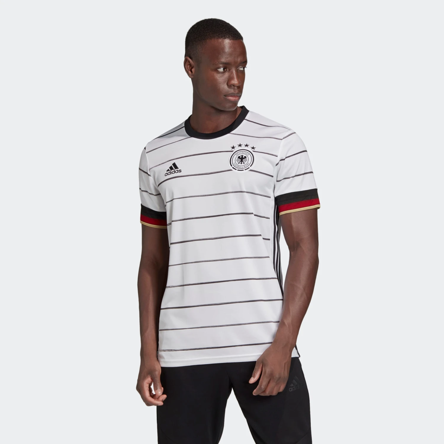 Adidas Sportswear Tricots Tricot DFB EM 2021 Heren Wit 3 Adidas Sportswear Tricots Tricot DFB EM 2021 Heren Wit - Afbeelding 3