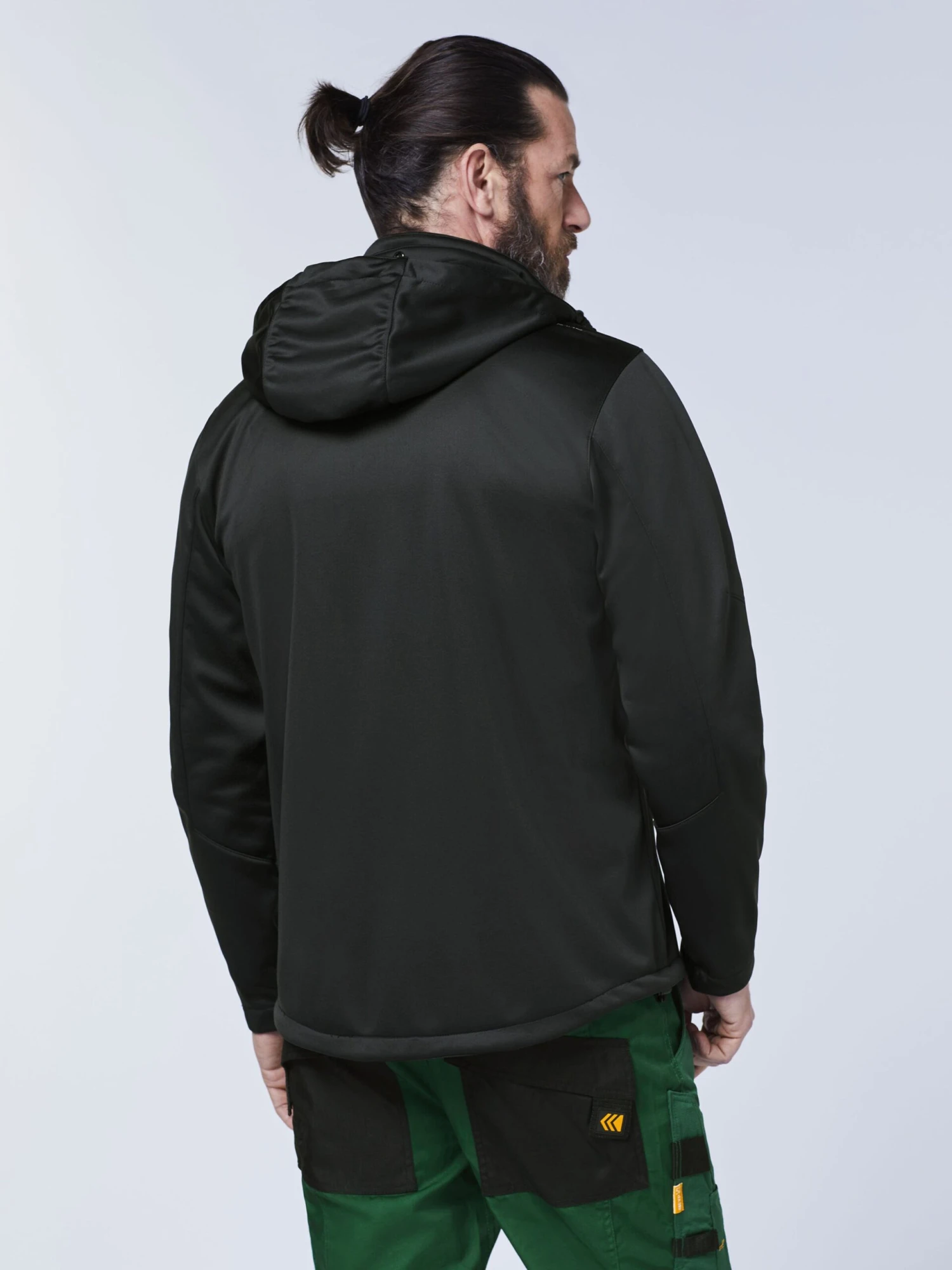Softshell Jassen Outdoorjas Heren Zwart 4 Softshell Jassen Outdoorjas Heren Zwart - Afbeelding 4
