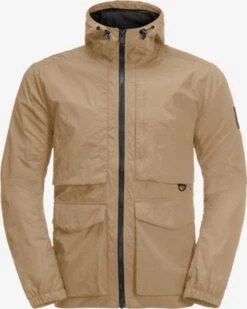 Jack Wolfskin Softshell Jassen Functionele Jas Heren Beige