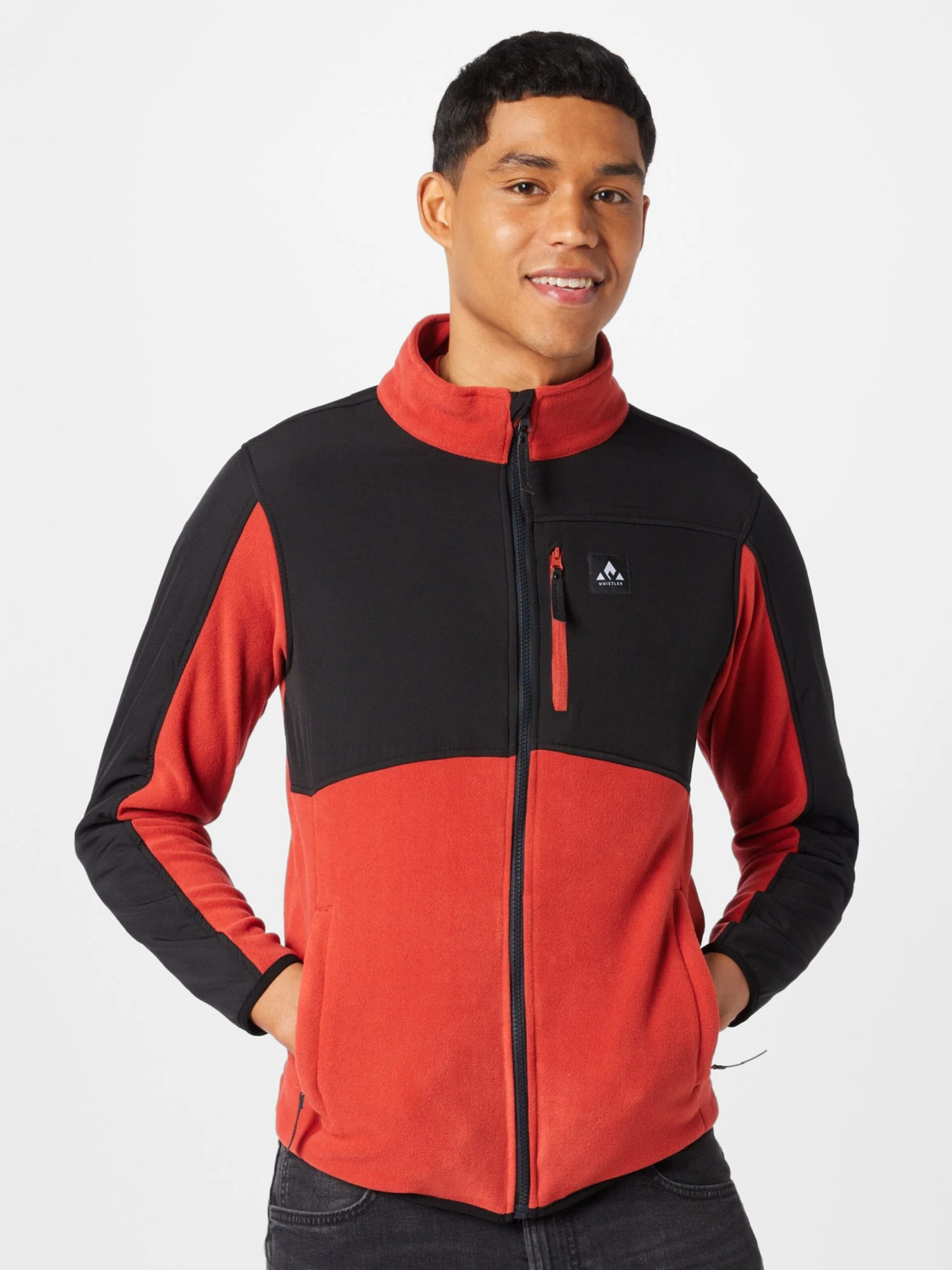 Whistler Fleece Jassen Funktionele Fleece-jas Evo Heren Oranjerood 3 Whistler Fleece Jassen Funktionele Fleece-jas Evo Heren Oranjerood - Afbeelding 3